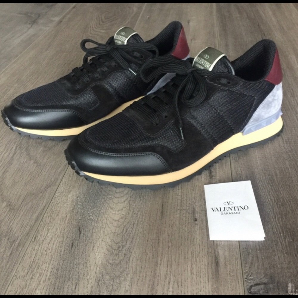 Mens Valentino Rockstud Sneakers